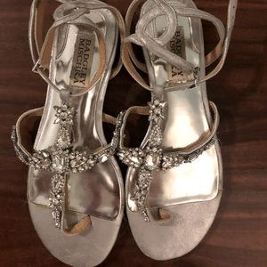 Badgley mischka bridal flats